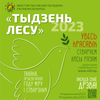 Лясная галіна краіны запрашае прыняць удзел у акцыі «Тыдзень лесу»!