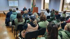 11 октября состоялась встреча трудового коллектива РЛССЦ с заместителем начальника Минского районного отдела по чрезвычайным ситуациям подполковником внутренней службы Кашанковым Вадимом Викторовичем